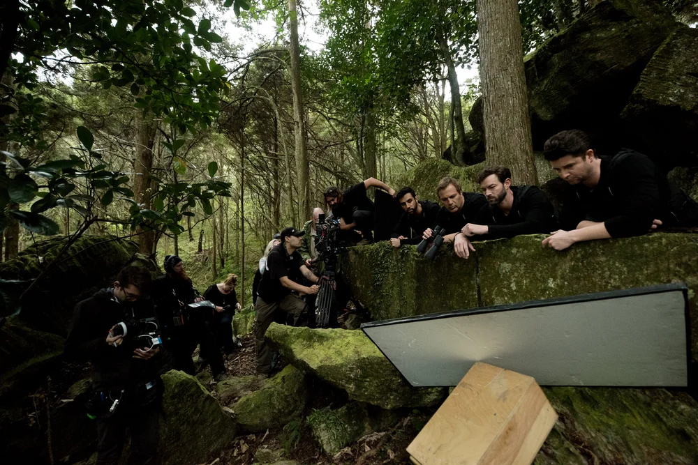 Director of Photography Mark Hobz on set 03